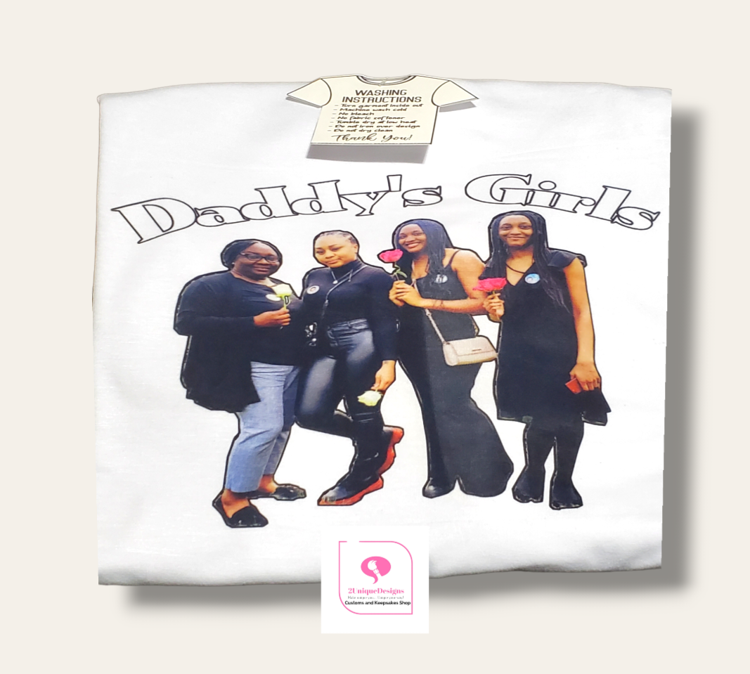 Adult Photo Printed or Ink Dyed Custom T-Shirt