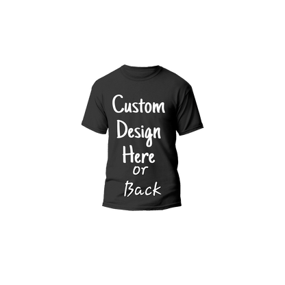 Adult Custom Short Sleeve T-shirt (One Side Design)