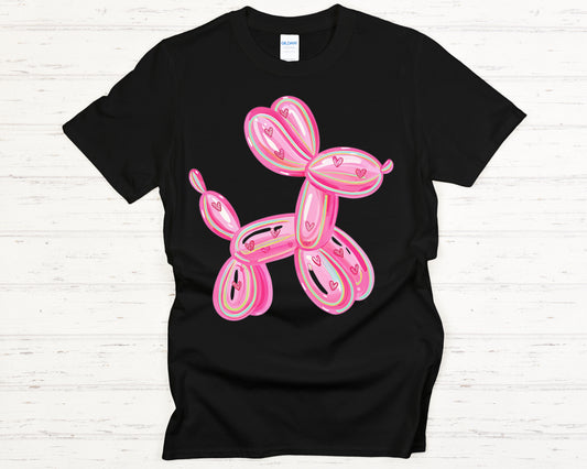 Pink Brushstroke Balloon Dog